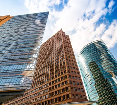 office buildings in Berlin against sky